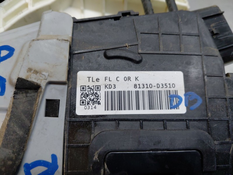 Recambio de cerradura puerta delantera izquierda para hyundai tucson (tl, tle) 1.7 crdi referencia OEM IAM 81310D3510  