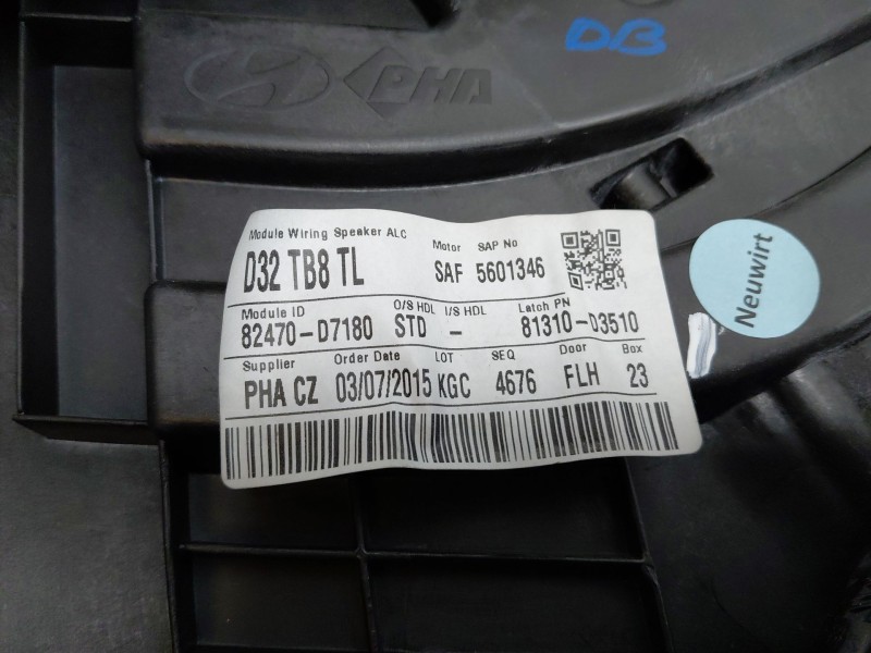 Recambio de elevalunas delantero izquierdo para hyundai tucson (tl, tle) 1.7 crdi referencia OEM IAM 82450D7010 82470D7180 