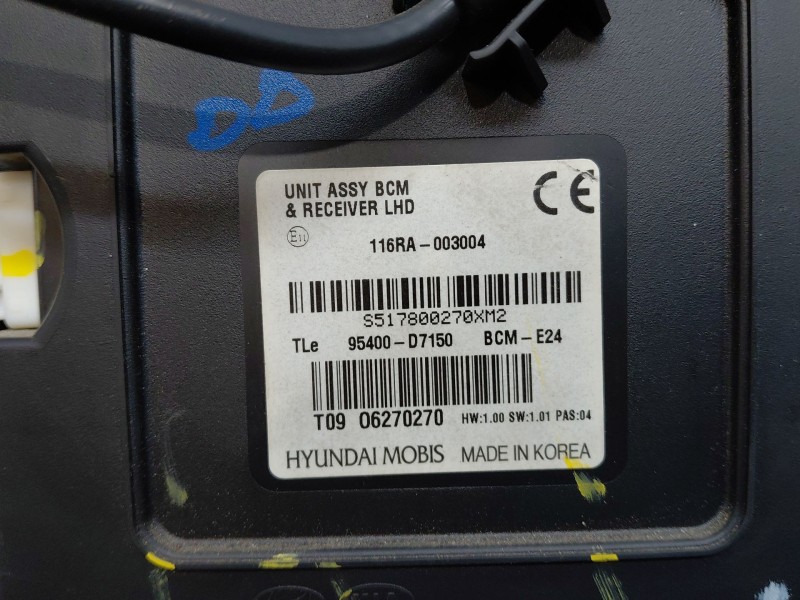 Recambio de modulo confort para hyundai tucson (tl, tle) 1.7 crdi referencia OEM IAM 95400D7150  