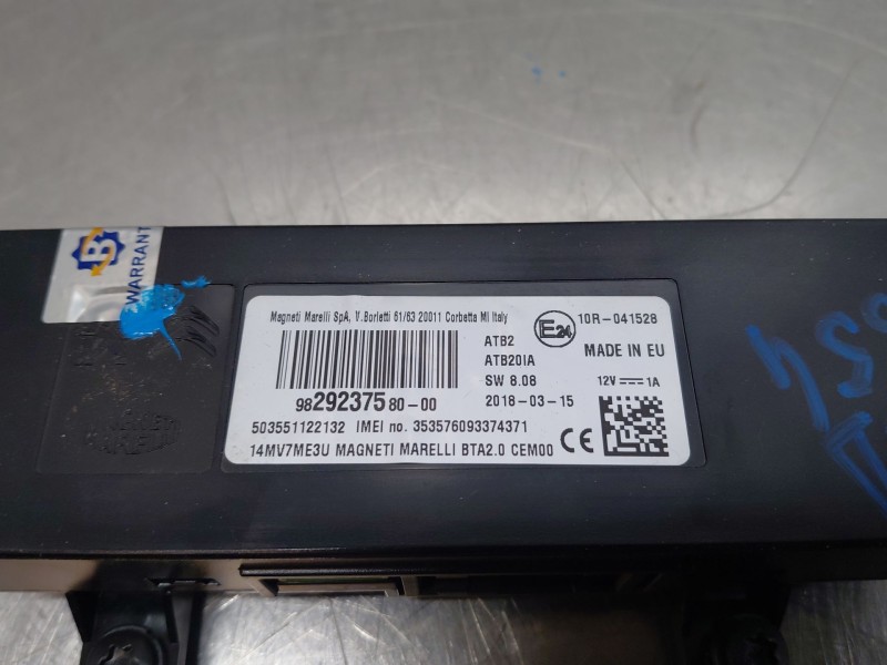 Recambio de modulo electronico para peugeot 5008 allure referencia OEM IAM 9829237580  
