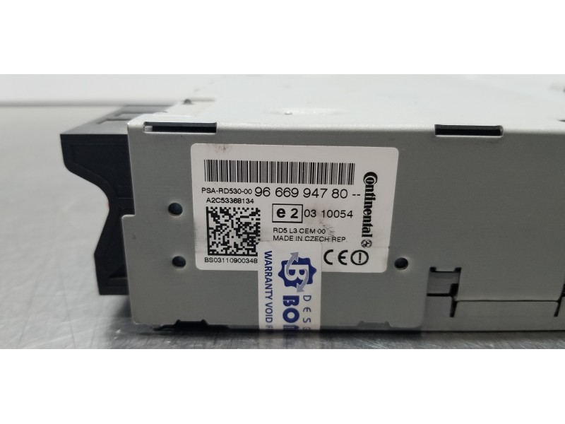 Recambio de sistema audio / radio cd para citroen c4 lim. exclusive referencia OEM IAM 9666994780   Recambio de sistema audio / radio cd para citroen c4 lim. exclusive referencia OEM IAM 9666994780