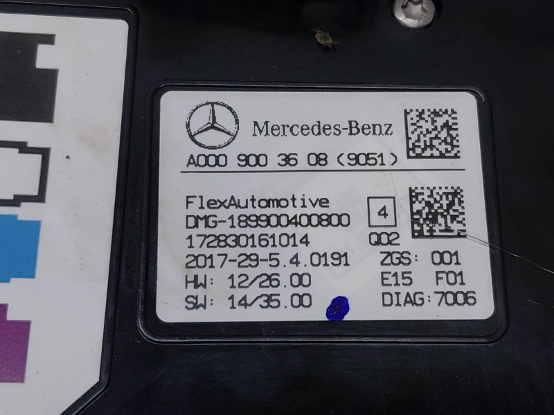 Recambio de luz interior para mercedes-benz clase a (w176) design referencia OEM IAM A0009003608  