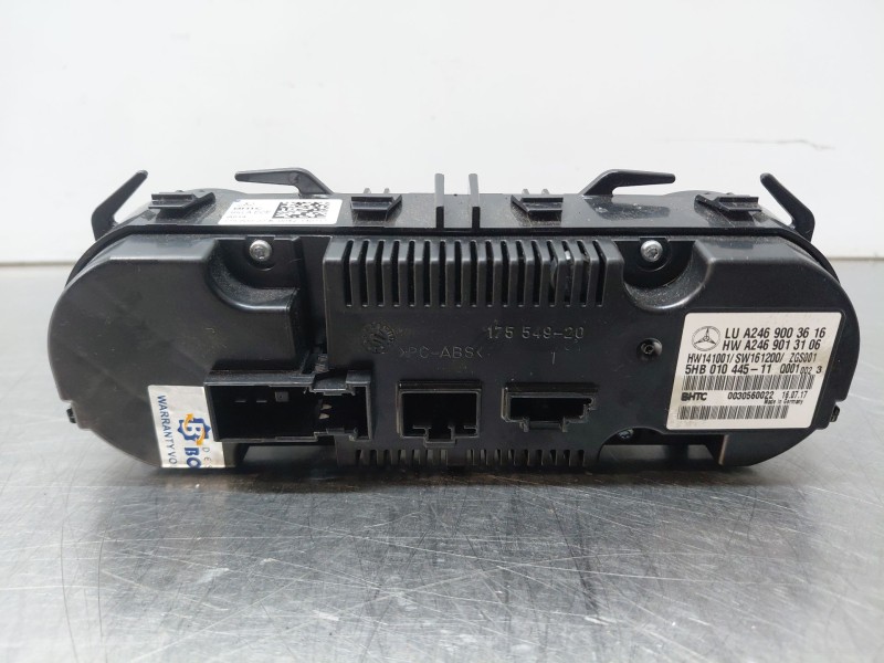 Recambio de mando climatizador para mercedes-benz clase a (w176) design referencia OEM IAM A2469003616  