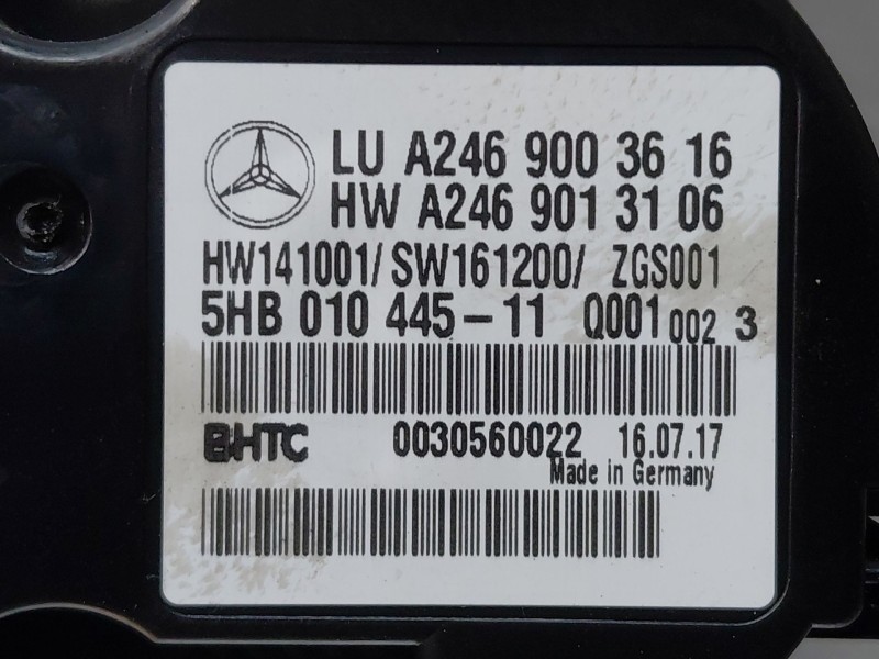 Recambio de mando climatizador para mercedes-benz clase a (w176) design referencia OEM IAM A2469003616  