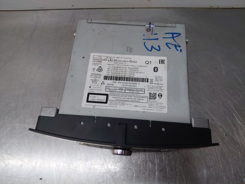 Recambio de sistema audio / radio cd para mercedes-benz clase a (w176) design referencia OEM IAM A2469008819  