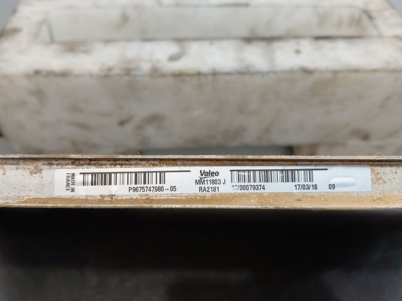 Recambio de radiador agua para peugeot 5008 allure referencia OEM IAM 9675747980  