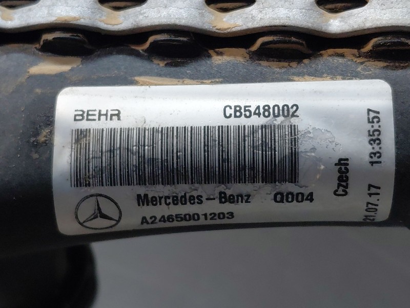 Recambio de radiador agua para mercedes-benz clase a (w176) design referencia OEM IAM A2465001203  