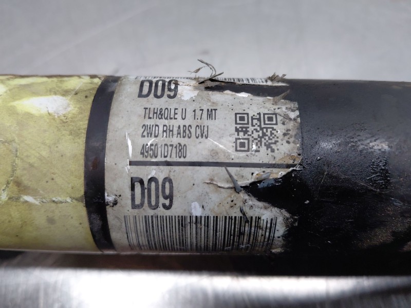 Recambio de transmision delantera derecha para hyundai tucson (tl, tle) 1.7 crdi referencia OEM IAM 49501D7180  