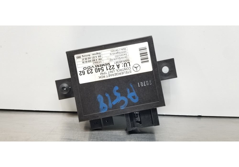 Recambio de modulo electronico para mercedes clase s (w221) berlina 420 / 450 cdi (221.028) referencia OEM IAM A2215402362  
