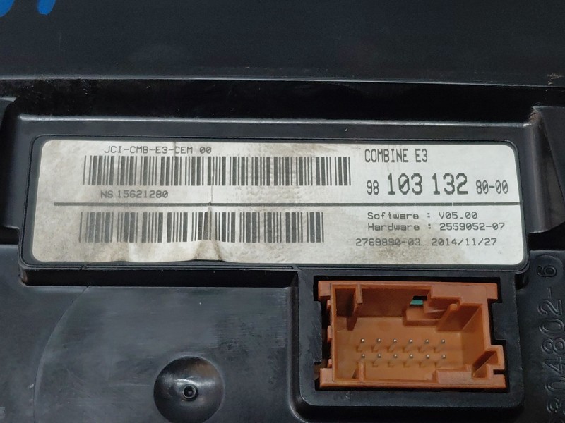 Recambio de cuadro instrumentos para citroën c4 cactus 1.2 vti 82 referencia OEM IAM 9810313280  
