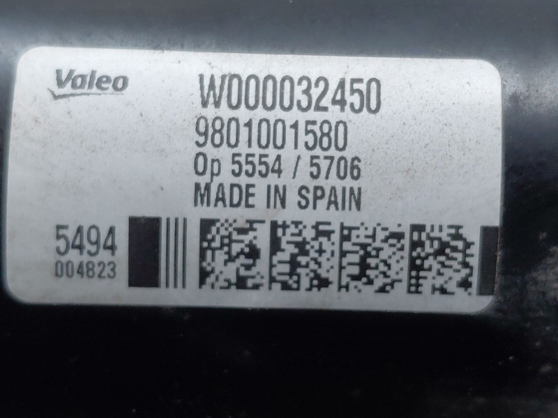 Recambio de motor limpia delantero para citroën c4 cactus 1.2 vti 82 referencia OEM IAM 9801001580  