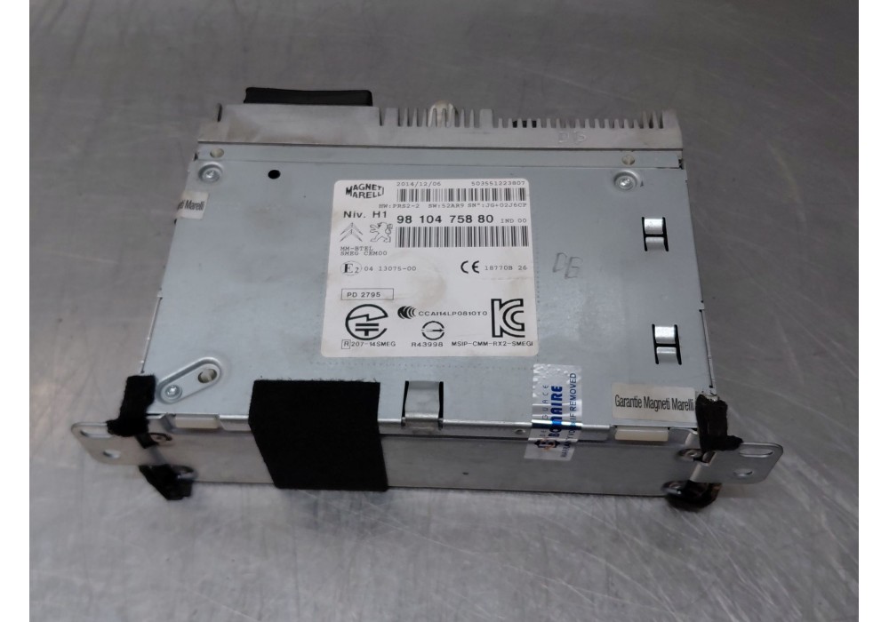 Recambio de sistema audio / radio cd para citroën c4 cactus 1.2 vti 82 referencia OEM IAM 9810475880  