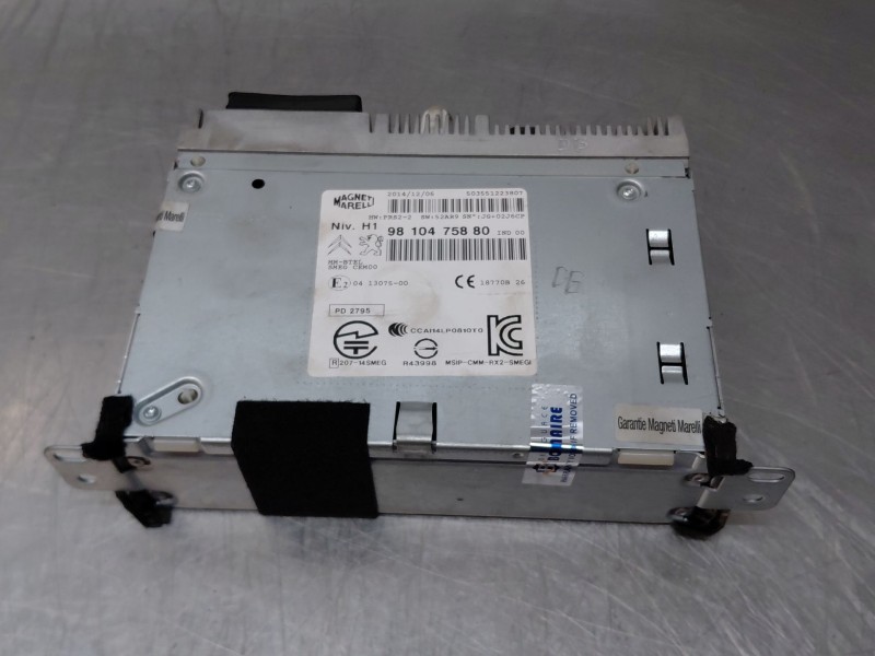 Recambio de sistema audio / radio cd para citroën c4 cactus 1.2 vti 82 referencia OEM IAM 9810475880  