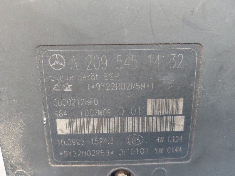 Recambio de abs para mercedes-benz clase c coupé (cl203) c 180 kompressor (203.746) referencia OEM IAM   