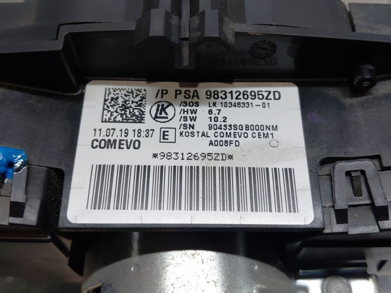 Recambio de mando multifuncion para citroën c4 cactus shine referencia OEM IAM 98312695ZD  