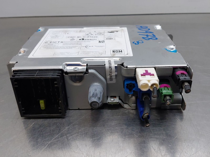 Recambio de sistema audio / radio cd para citroën c4 cactus shine referencia OEM IAM 1647912680 9834033880 