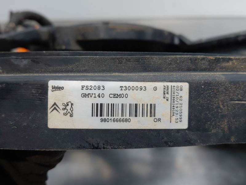Recambio de electroventilador para peugeot 2008 i (cu_) 1.2 thp 110 / puretech 110 referencia OEM IAM   