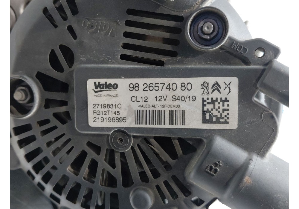 Recambio de alternador para peugeot 2008 i (cu_) 1.2 thp 110 / puretech 110 referencia OEM IAM   