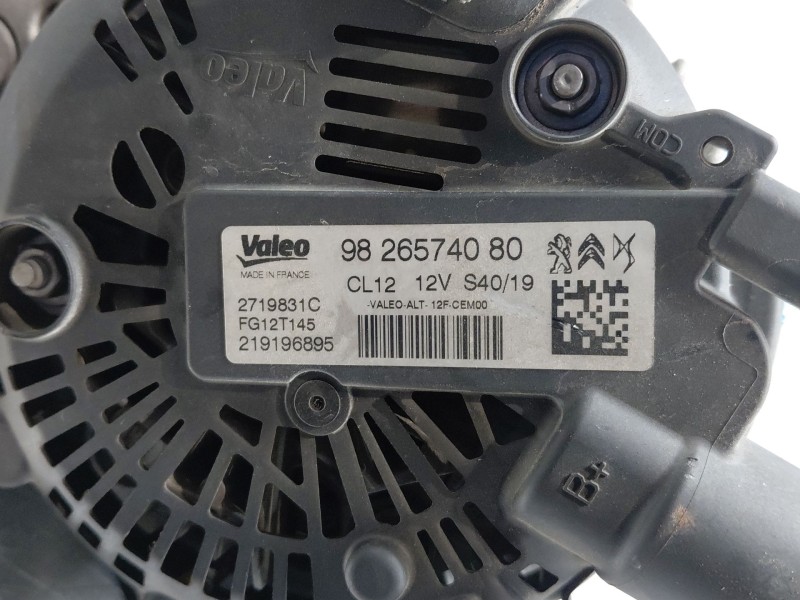 Recambio de alternador para peugeot 2008 i (cu_) 1.2 thp 110 / puretech 110 referencia OEM IAM   