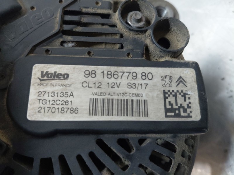Recambio de alternador para peugeot 2008 i (cu_) 1.2 thp 110 / puretech 110 referencia OEM IAM   