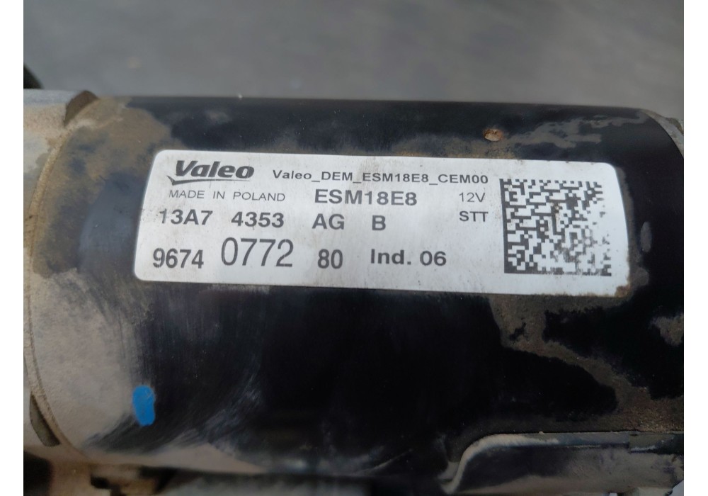 Recambio de motor arranque para peugeot 2008 i (cu_) 1.2 thp 110 / puretech 110 referencia OEM IAM   