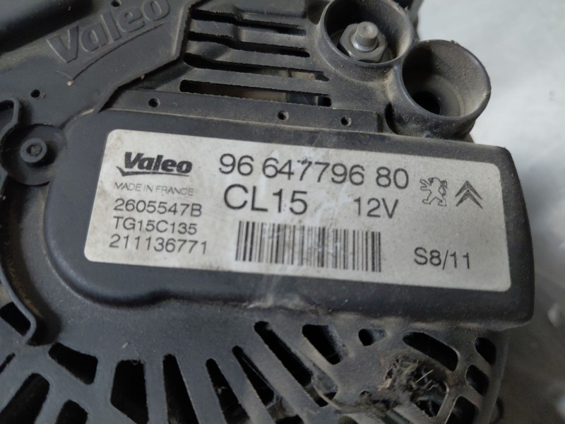 Recambio de alternador para citroën c4 ii (nc_) 1.6 hdi 90 referencia OEM IAM 9664779680  