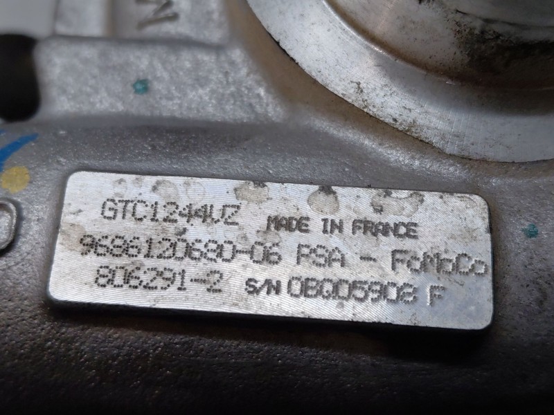 Recambio de turbocompresor para citroën c4 ii (nc_) 1.6 hdi 90 referencia OEM IAM 968612068006  