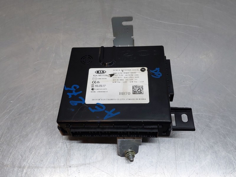 Recambio de modulo confort para kia stonic (ybcuv) drive referencia OEM IAM   