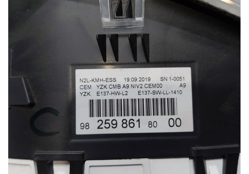 Recambio de cuadro instrumentos para peugeot 2008 i (cu_) 1.2 thp 110 / puretech 110 referencia OEM IAM   