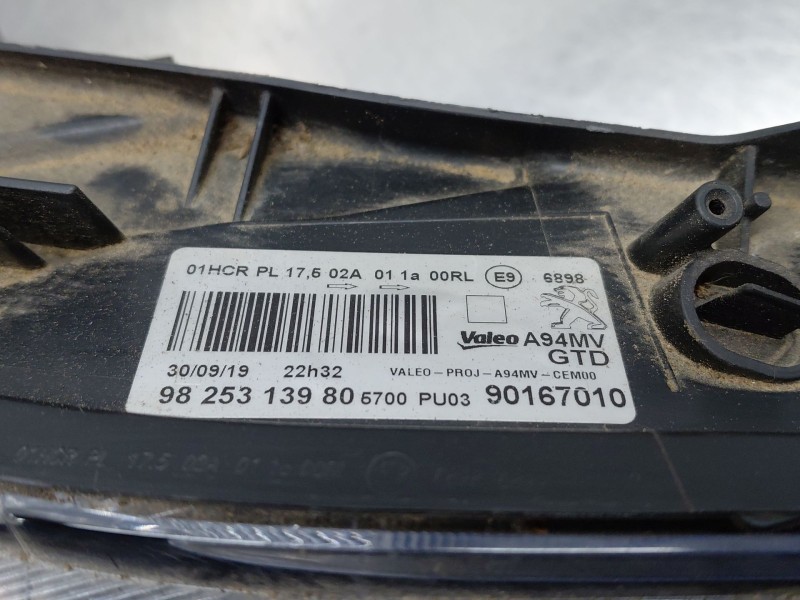 Recambio de faro izquierdo para peugeot 2008 i (cu_) 1.2 thp 110 / puretech 110 referencia OEM IAM   
