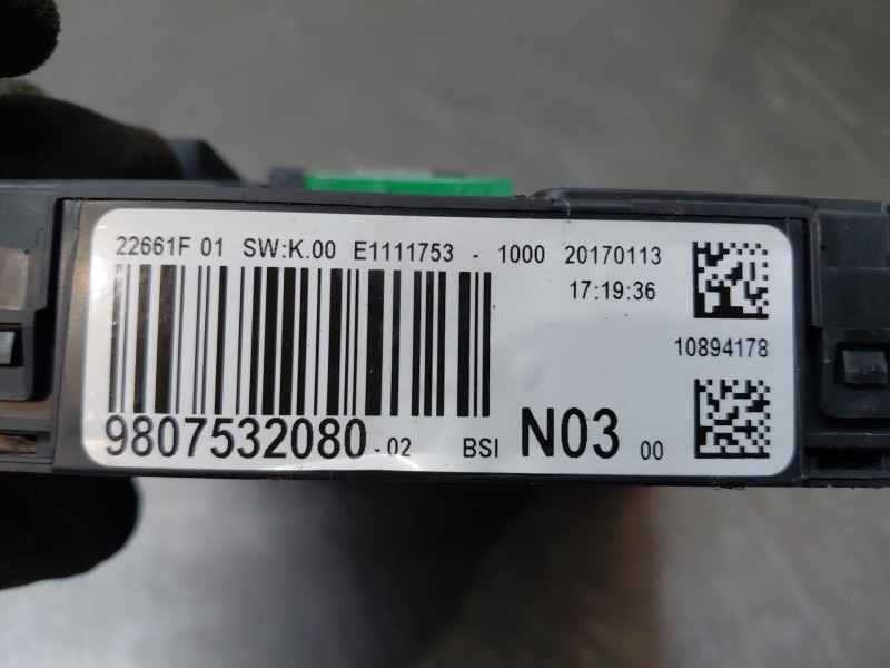 Recambio de caja reles / fusibles para peugeot 2008 i (cu_) 1.2 thp 110 / puretech 110 referencia OEM IAM   