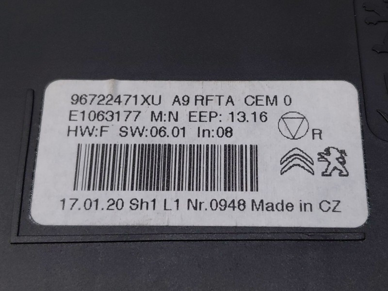 Recambio de mando climatizador para peugeot 2008 i (cu_) 1.2 thp 110 / puretech 110 referencia OEM IAM   