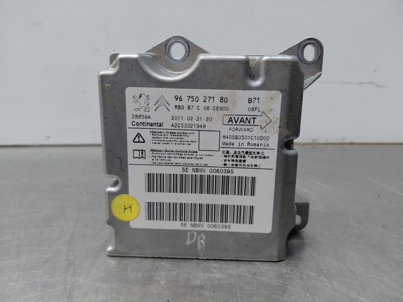 Recambio de centralita airbag para citroën c4 ii (nc_) 1.6 hdi 90 referencia OEM IAM 9675027180  