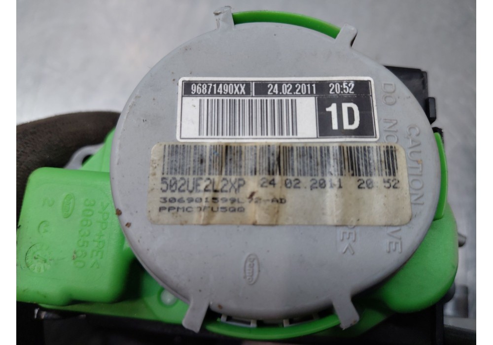 Recambio de cinturon seguridad delantero derecho para citroën c4 ii (nc_) 1.6 hdi 90 referencia OEM IAM   