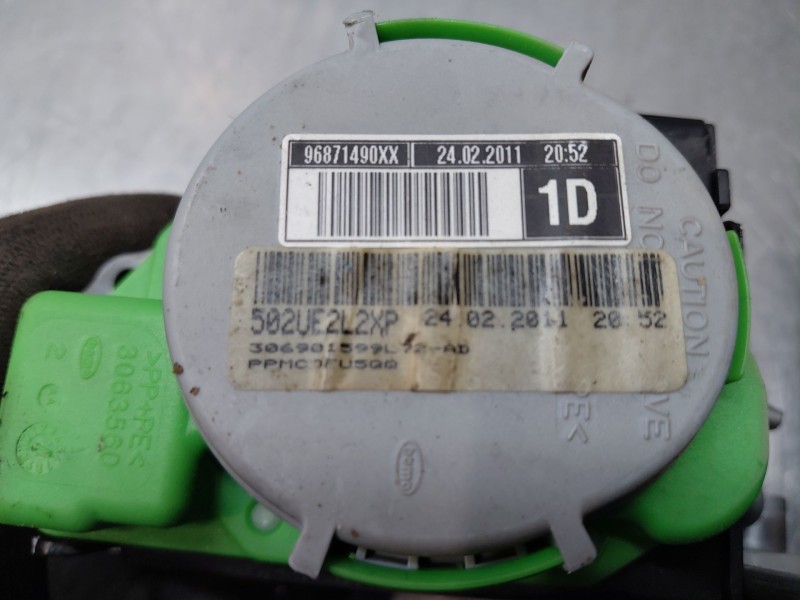 Recambio de cinturon seguridad delantero derecho para citroën c4 ii (nc_) 1.6 hdi 90 referencia OEM IAM   