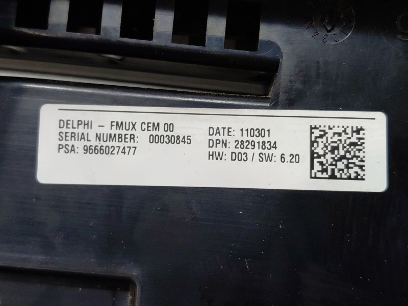 Recambio de mando climatizador para citroën c4 ii (nc_) 1.6 hdi 90 referencia OEM IAM 9666027477  