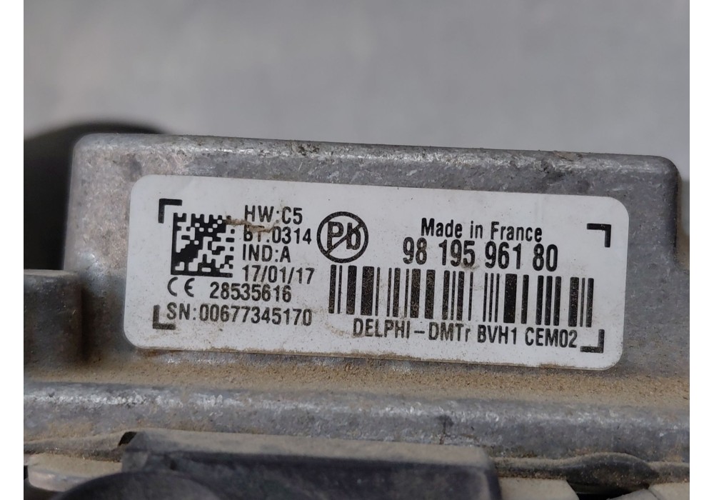 Recambio de modulo electronico para peugeot 2008 i (cu_) 1.2 thp 110 / puretech 110 referencia OEM IAM   