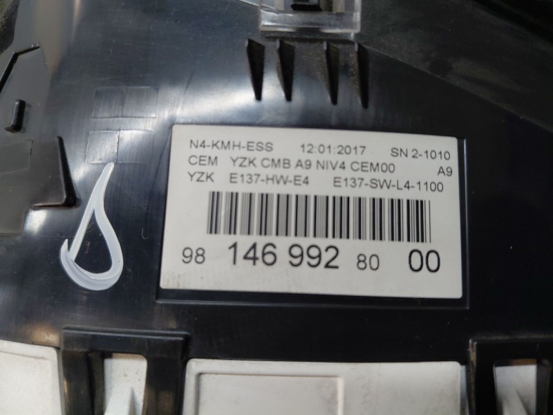 Recambio de cuadro instrumentos para peugeot 2008 i (cu_) 1.2 thp 110 / puretech 110 referencia OEM IAM   