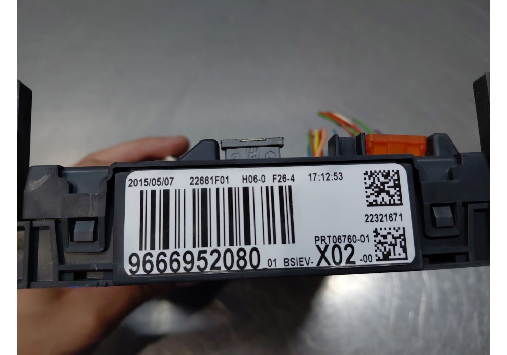 Recambio de caja reles / fusibles para citroën c3 picasso (sh_) 1.6 bluehdi 100 referencia OEM IAM 9666925080  