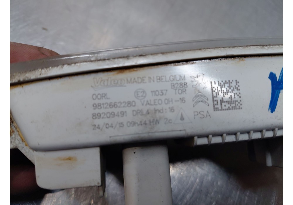 Recambio de piloto delantero izquierdo para citroën c3 picasso (sh_) 1.6 bluehdi 100 referencia OEM IAM 9812662280  