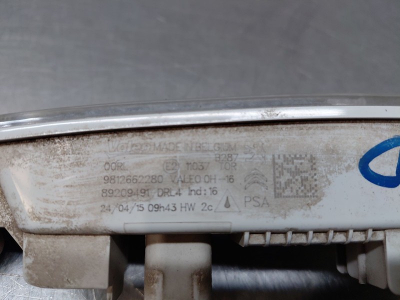 Recambio de piloto delantero derecho para citroën c3 picasso (sh_) 1.6 bluehdi 100 referencia OEM IAM 9812662280  