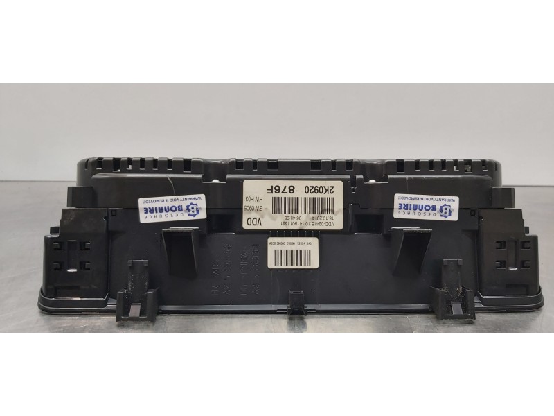 Recambio de cuadro instrumentos para volkswagen caddy ka/kb (2c) kasten bluemotion referencia OEM IAM 2K0920876F   Recambio de cuadro instrumentos para volkswagen caddy ka/kb (2c) kasten bluemotion referencia OEM IAM 2K0920876F
