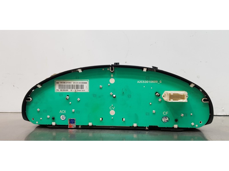 Recambio de cuadro instrumentos para peugeot 407 sw premium referencia OEM IAM 9651855380  