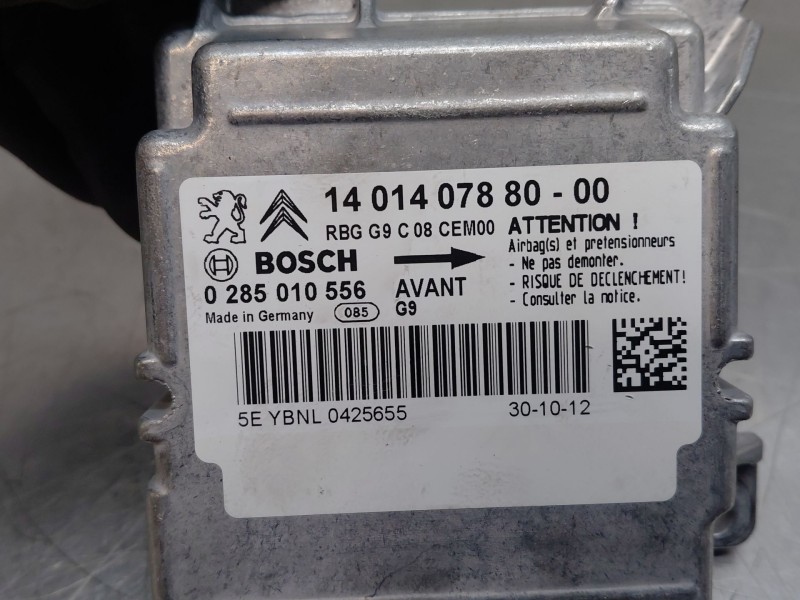 Recambio de centralita airbag para citroën jumpy ii caja/chasis 2.0 hdi 125 referencia OEM IAM 1401407880  