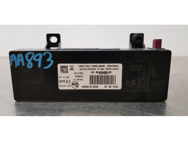 Recambio de modulo electronico para citroen c4 grand picasso feel referencia OEM IAM 9816643480  