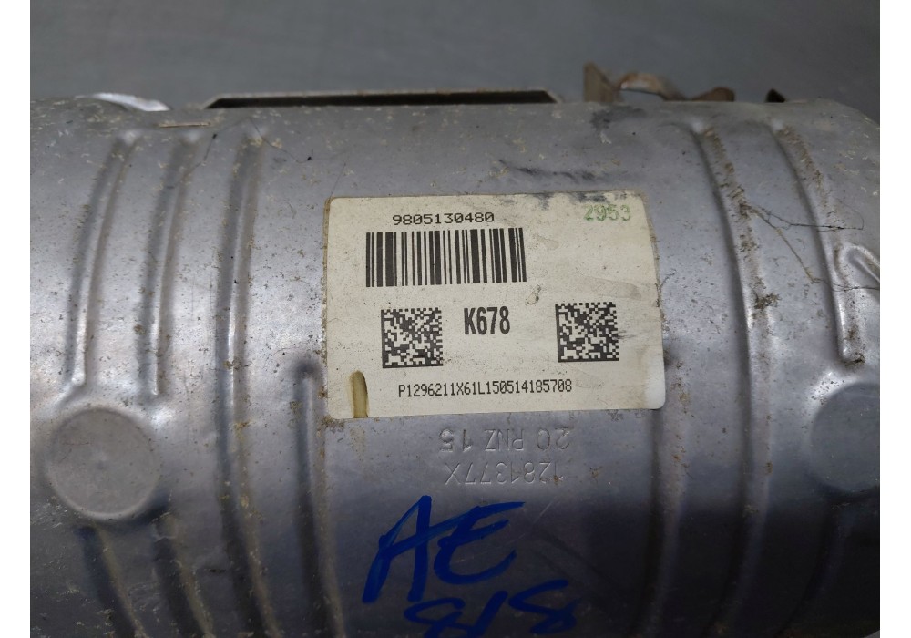 Recambio de filtro de particulas para citroën c3 picasso (sh_) 1.6 bluehdi 100 referencia OEM IAM 9805130480  