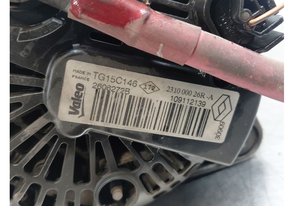 Recambio de alternador para renault megane ii (bm0/1_, cm0/1_) 1.5 dci (bm16, cm16) referencia OEM IAM 231000026R  