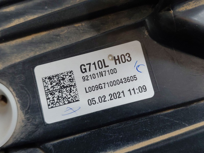 Recambio de faro izquierdo para hyundai tucson hybrid referencia OEM IAM   