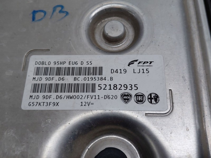 Recambio de centralita motor uce para fiat doblo cargo (263_) 1.3 d multijet (263wxu1a) referencia OEM IAM   