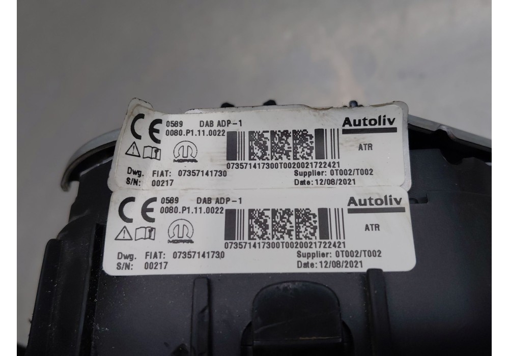 Recambio de airbag delantero izquierdo para fiat doblo cargo (263_) 1.3 d multijet (263wxu1a) referencia OEM IAM   